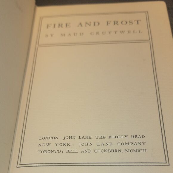 Fire and Frost by Maud cruttwell - Picture 3 of 5